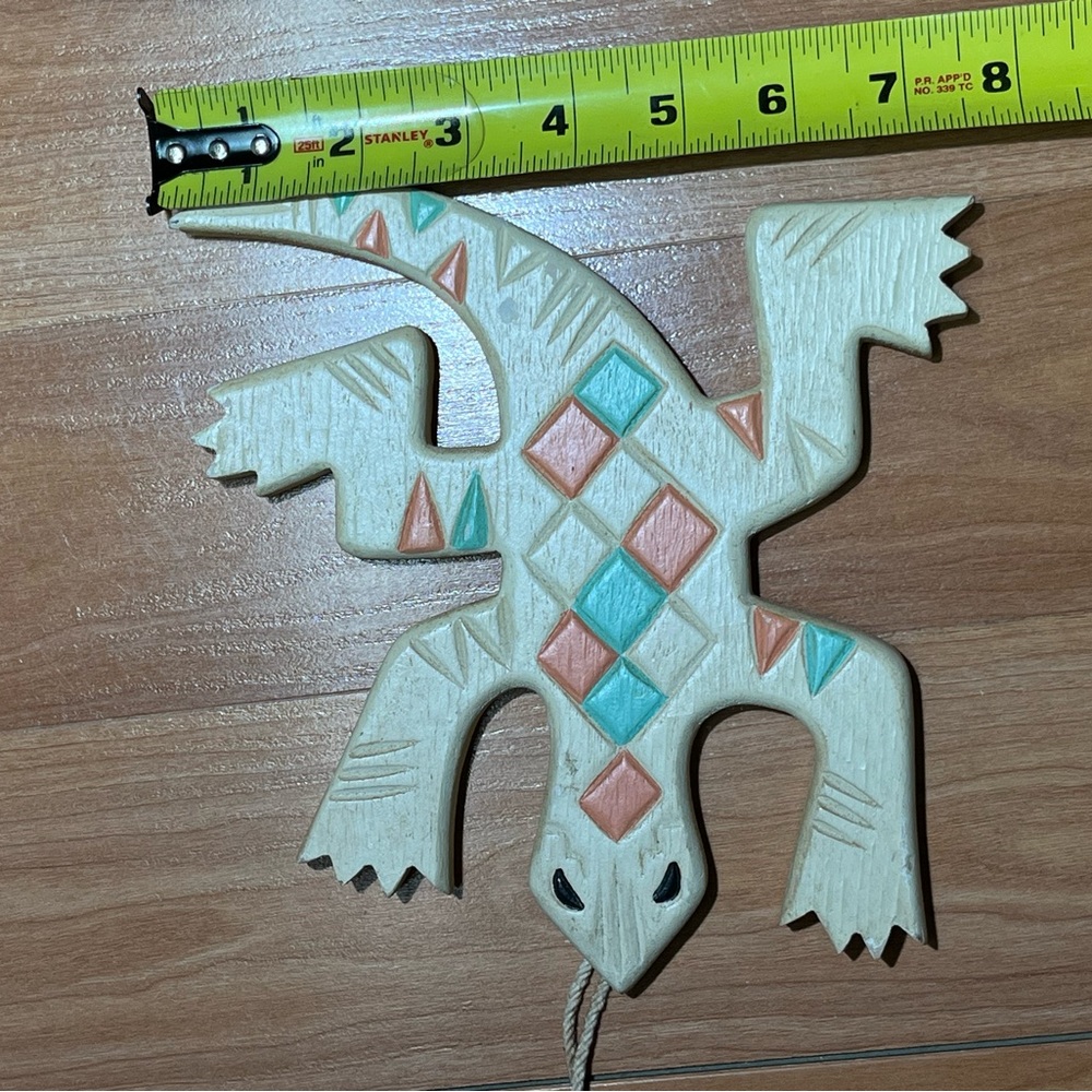 Wooden Iguana/Lizard Wall Hanging Decor Southwest Theme - Picture 10 of 11